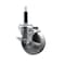 Service Caster 4'' Semi Steel Swivel 3/4'' Expanding Stem Caster with Brake SCC-EX20S414-SSS-TLB-34 - alternate 1